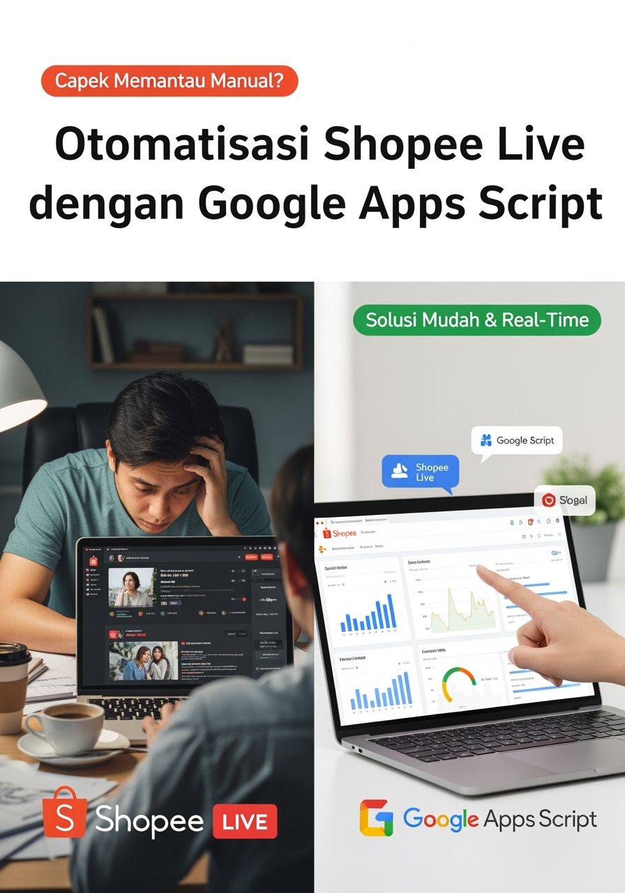 Panduan Lengkap: Monitoring Shopee Live Otomatis dengan Google Apps Script