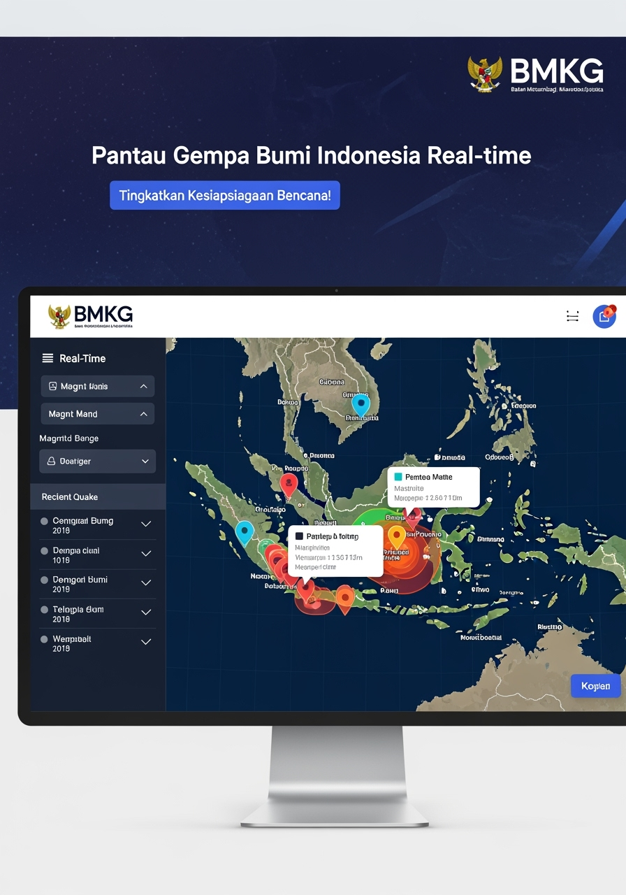 Pantau Gempa Bumi Indonesia: Aplikasi Peta Interaktif BMKG