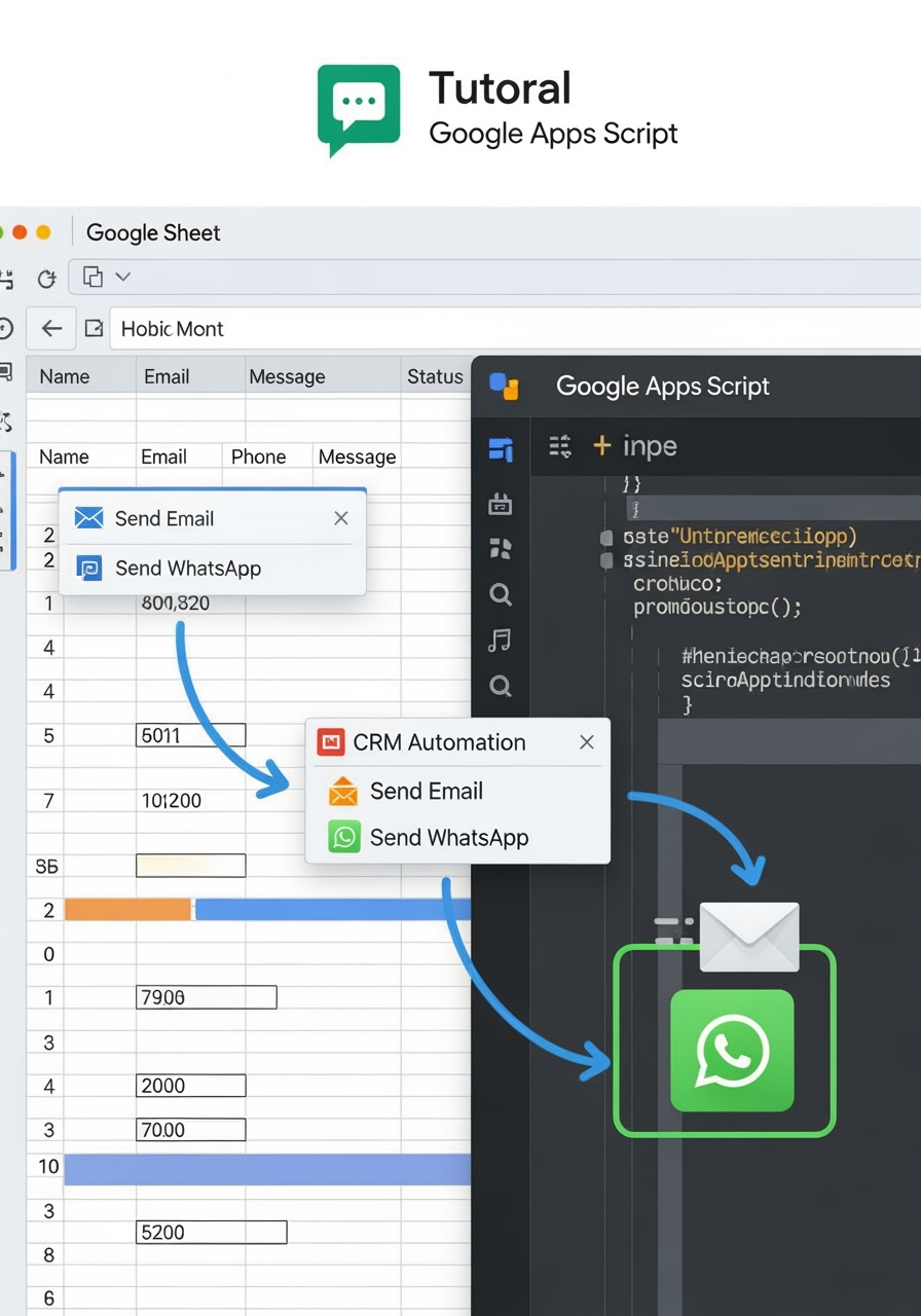 Tutorial Otomatisasi CRM: Google Apps Script, Email & WhatsApp