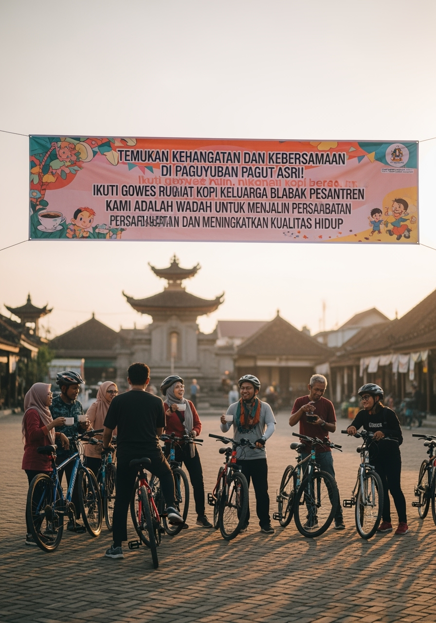 Paguyuban Pagut Asri Blabak: Komunitas Gowes, Ngopi, & Keluarga