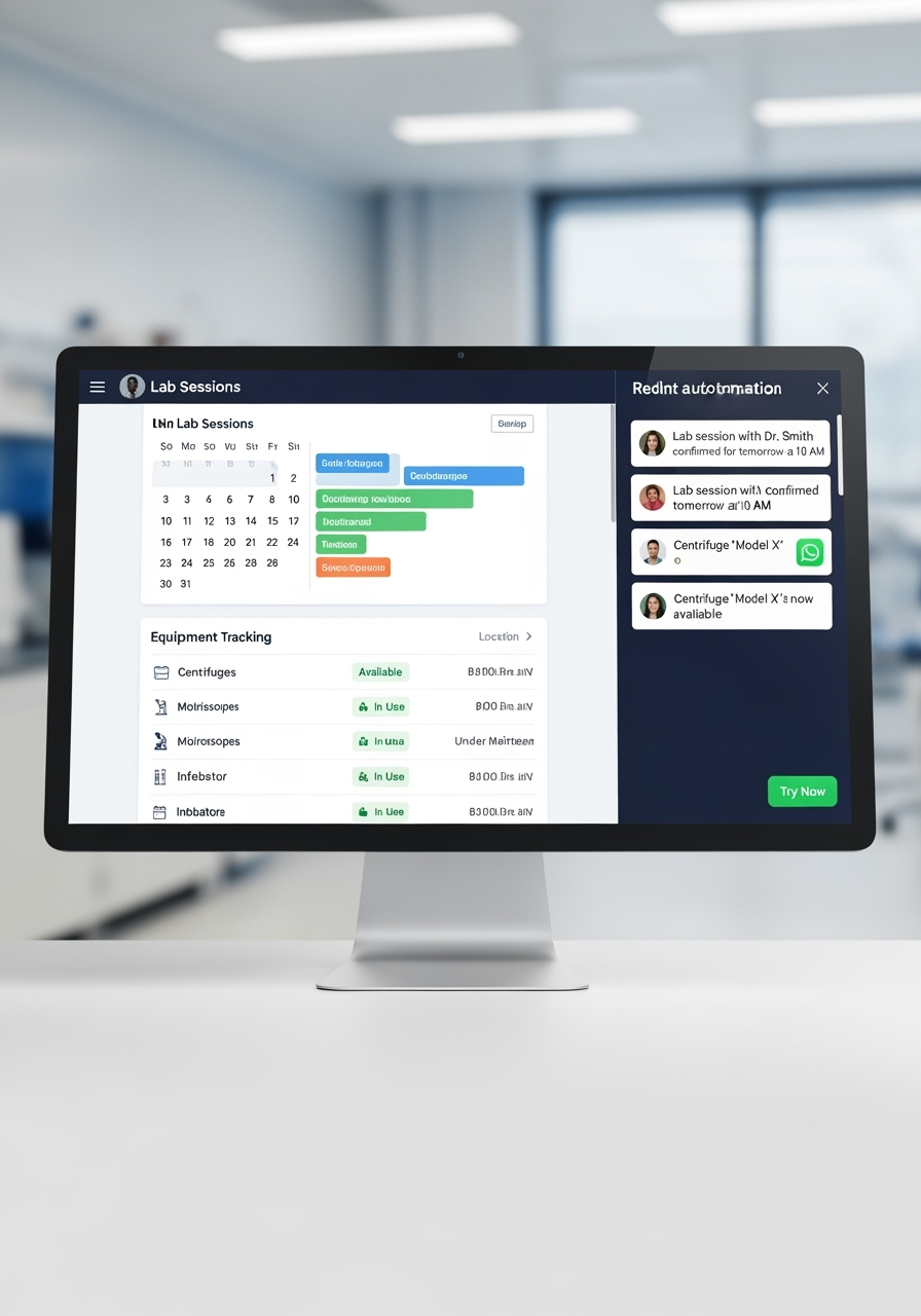 Aplikasi Peminjaman Lab Online: Notifikasi WA, Anti Double Booking