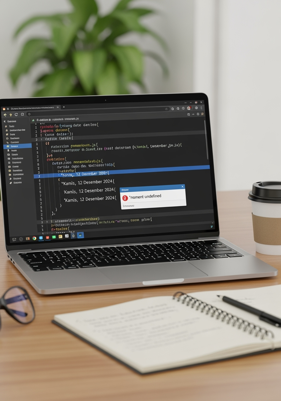 Solusi Error 'moment' Undefined: Sistem Lab dengan Python & Format Tanggal ID