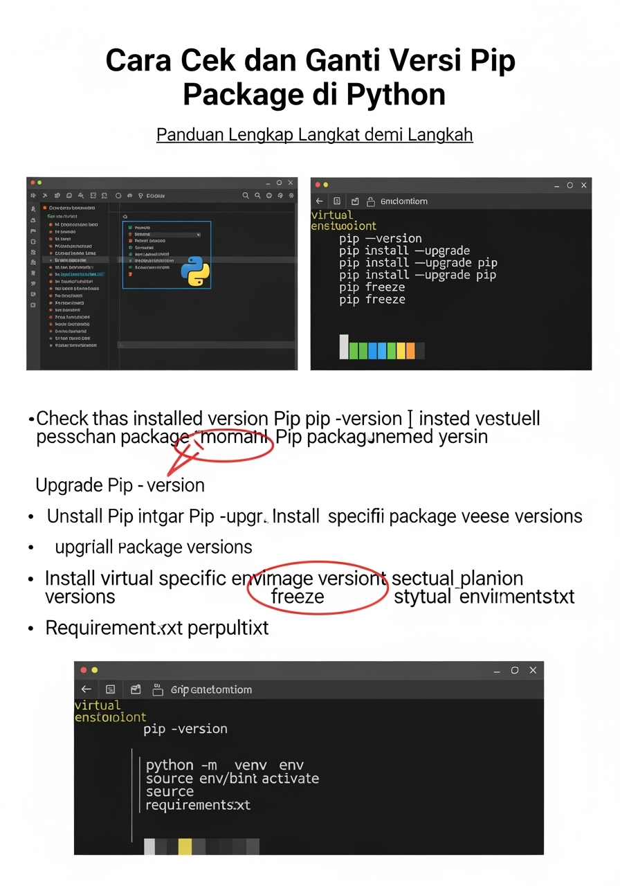 Panduan Lengkap: Cek, Install, dan Upgrade Versi Pip Package Python