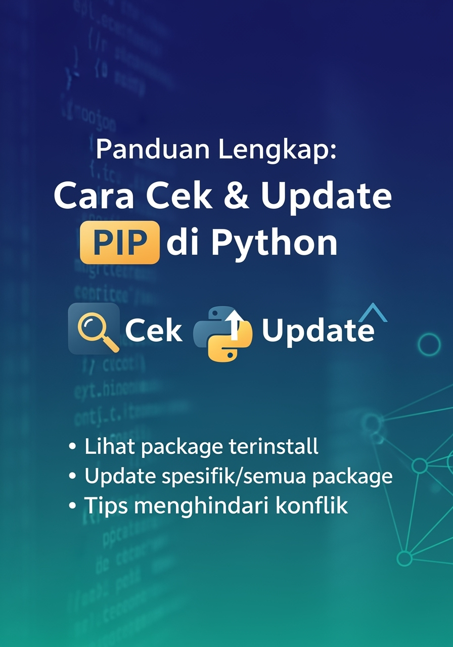 Panduan Lengkap: Cek, Update, & Kelola PIP di Python