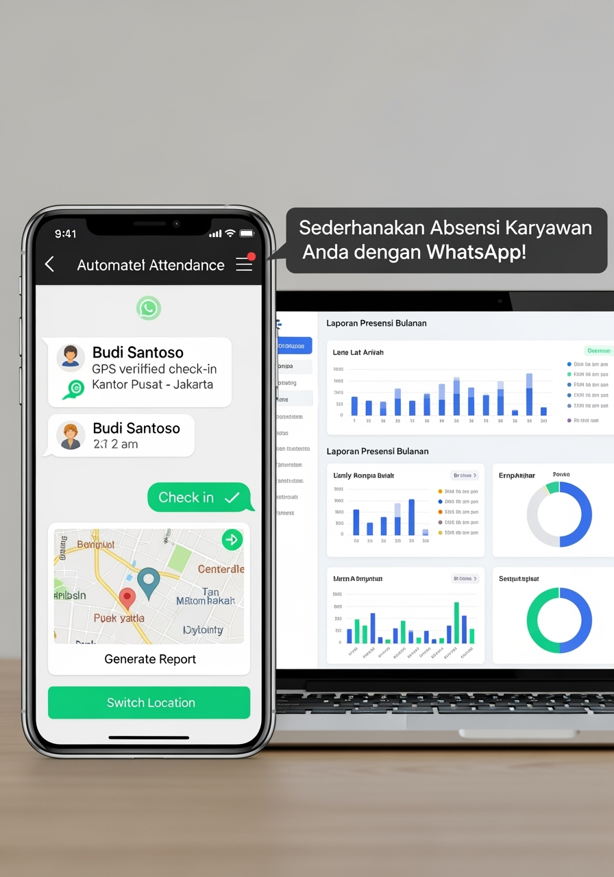 Bot Presensi WhatsApp: Solusi Absensi GPS Karyawan Multi Kantor