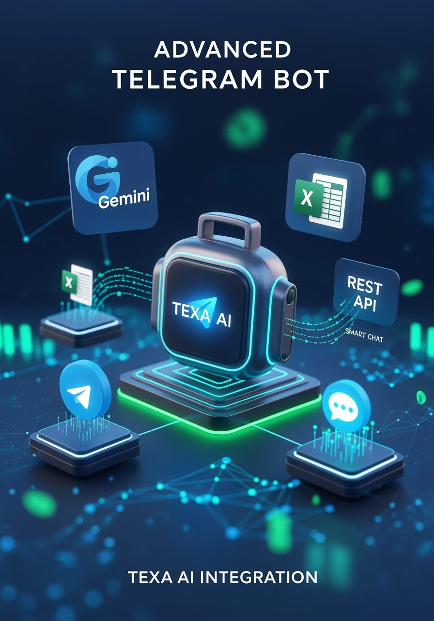 Texa AI: Bot Telegram AI, Database Excel, dan REST API untuk Bisnis