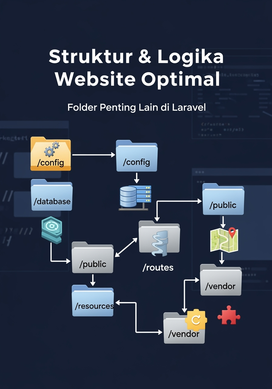 Folder Penting Desain Laravel: Resources, Routes, & Controller