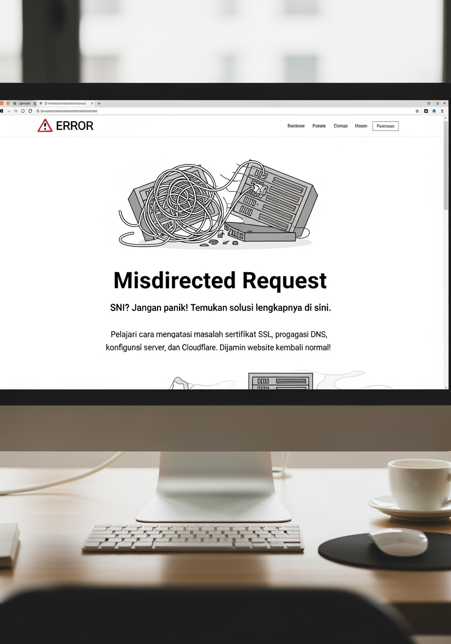 Cara Mengatasi Error "Misdirected Request" SNI di Website Anda