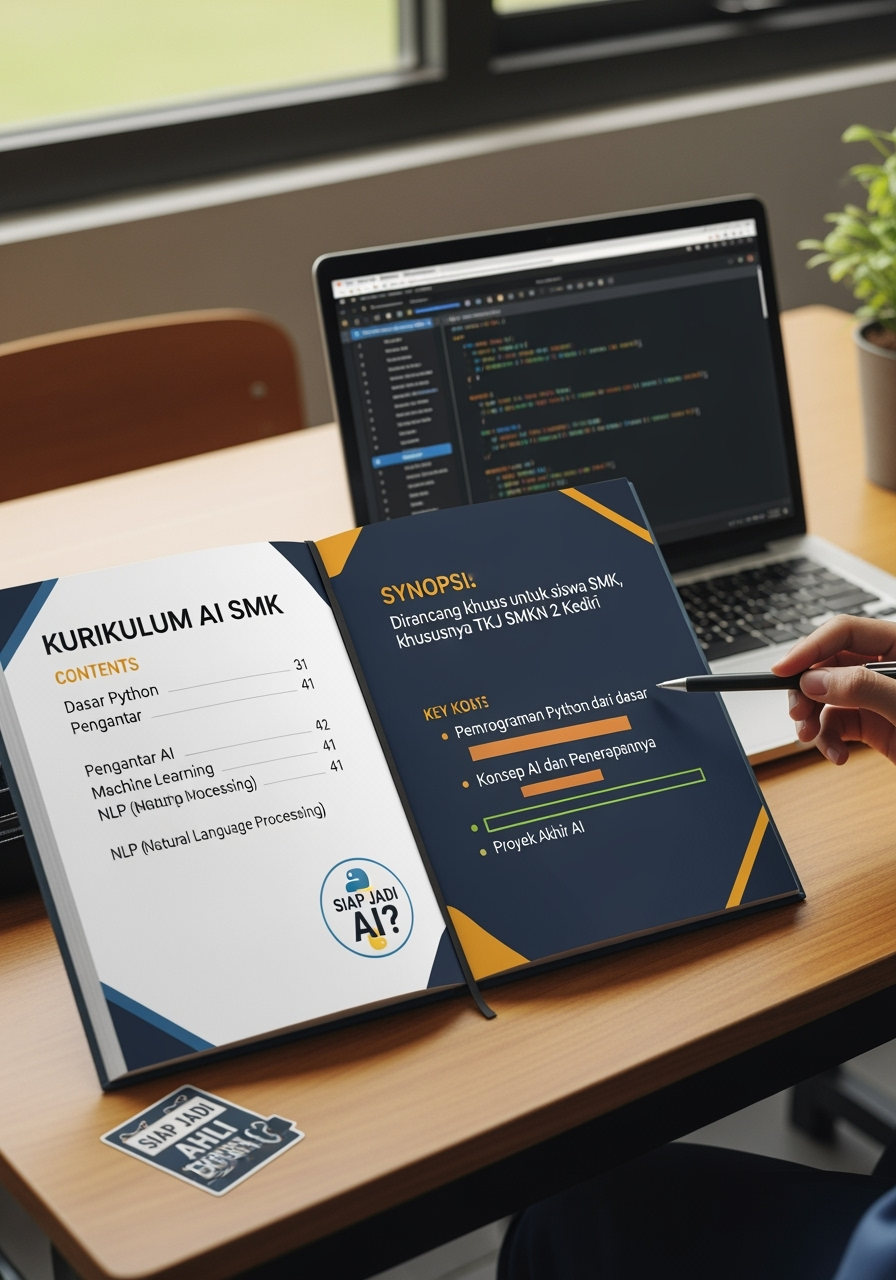 Kurikulum AI SMK: Panduan Lengkap E-Book Python, ML & NLP