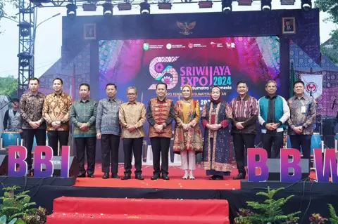 RA Anita Hadiri Pembukaan Sriwijaya Expo 2024 Sumsel Independen