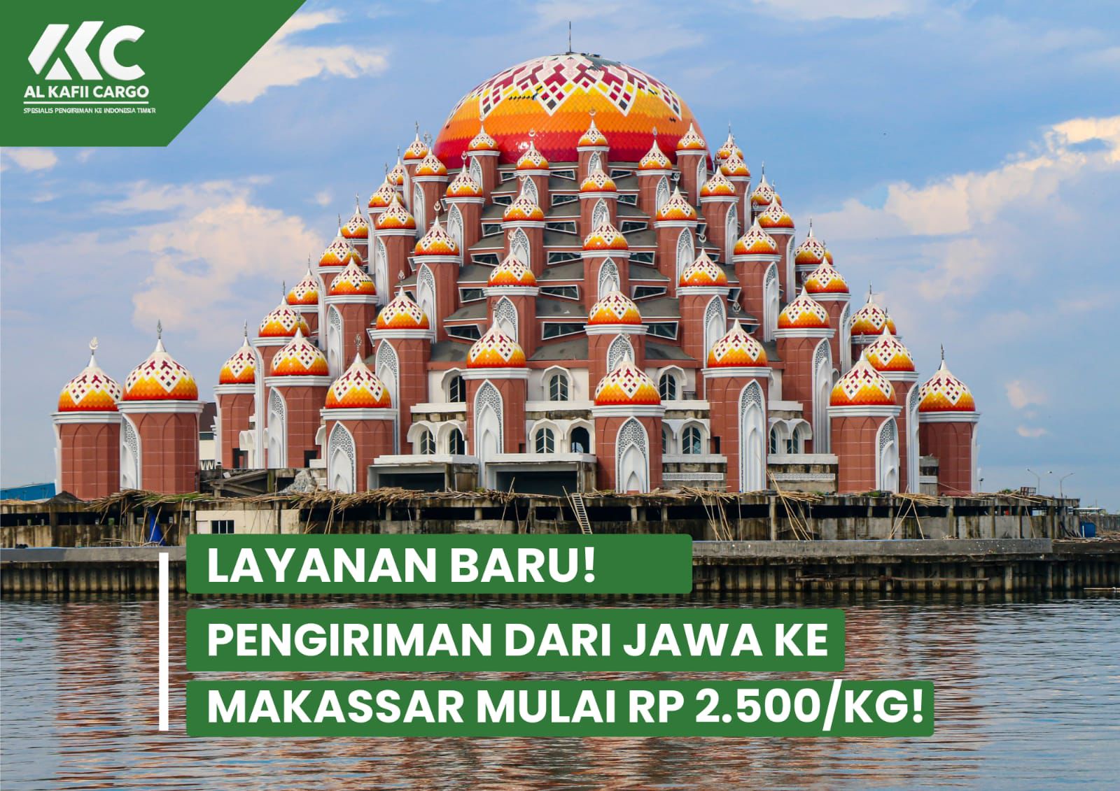 Layanan Baru! Pengiriman dari Jawa ke Makassar Mulai Rp 2.500/kg!
