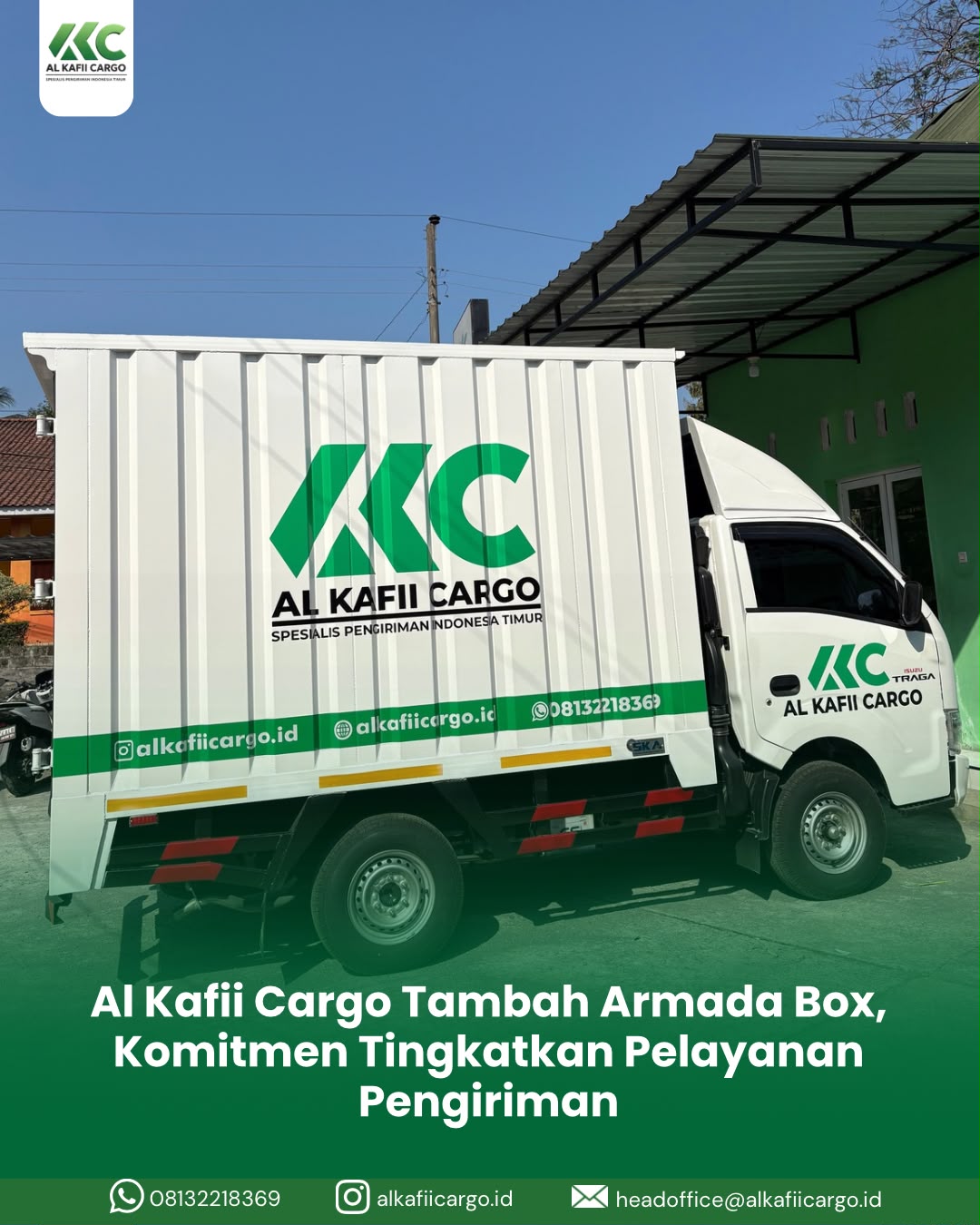 Al Kafii Cargo Tambah Armada Box, Komitmen Tingkatkan Pelayanan Pengiriman
