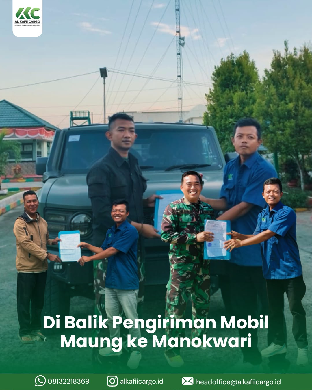 Di Balik Pengiriman Mobil Maung ke Manokwari