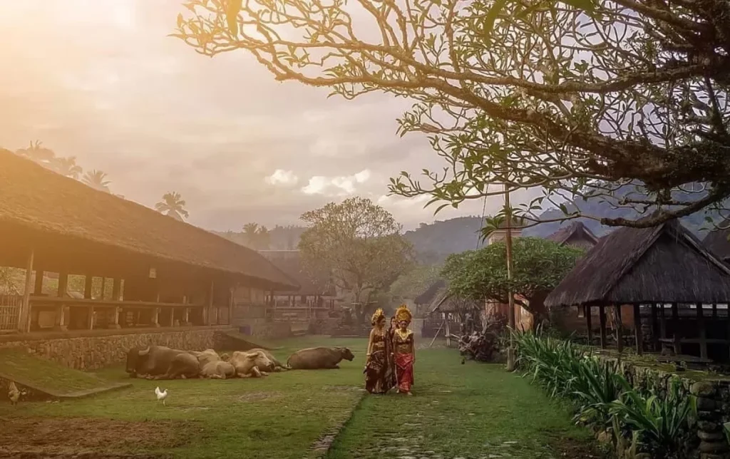exploring cultural village of tenganan bali