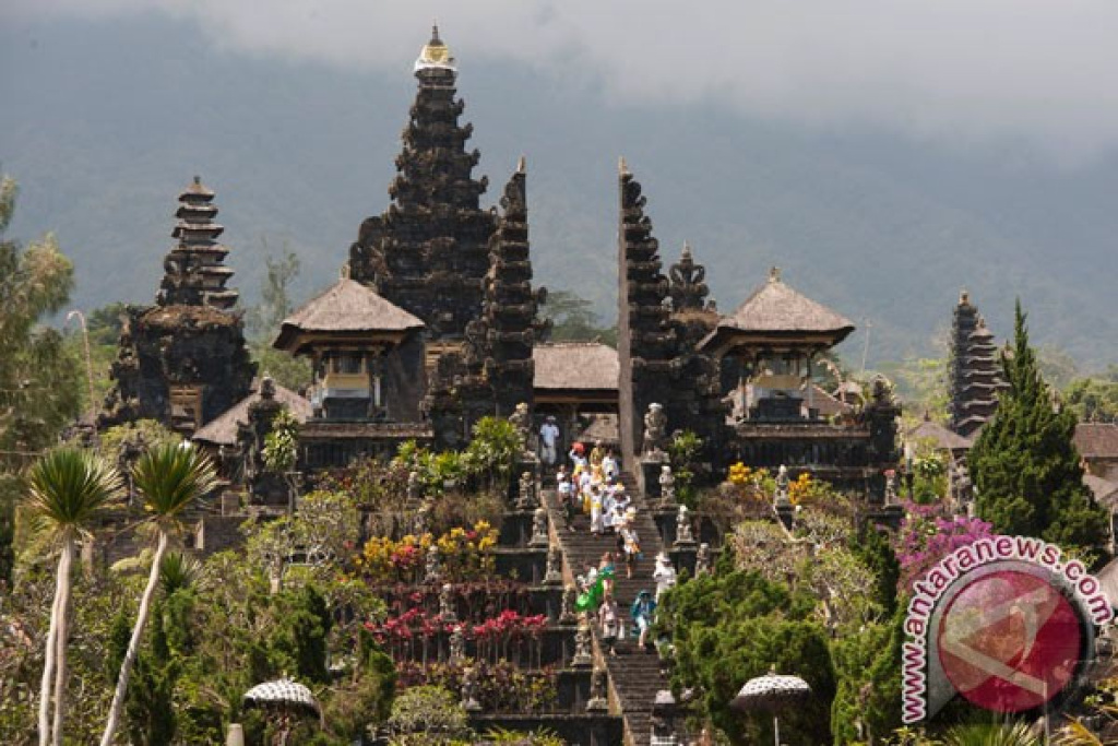 witness the mother temple of besakih