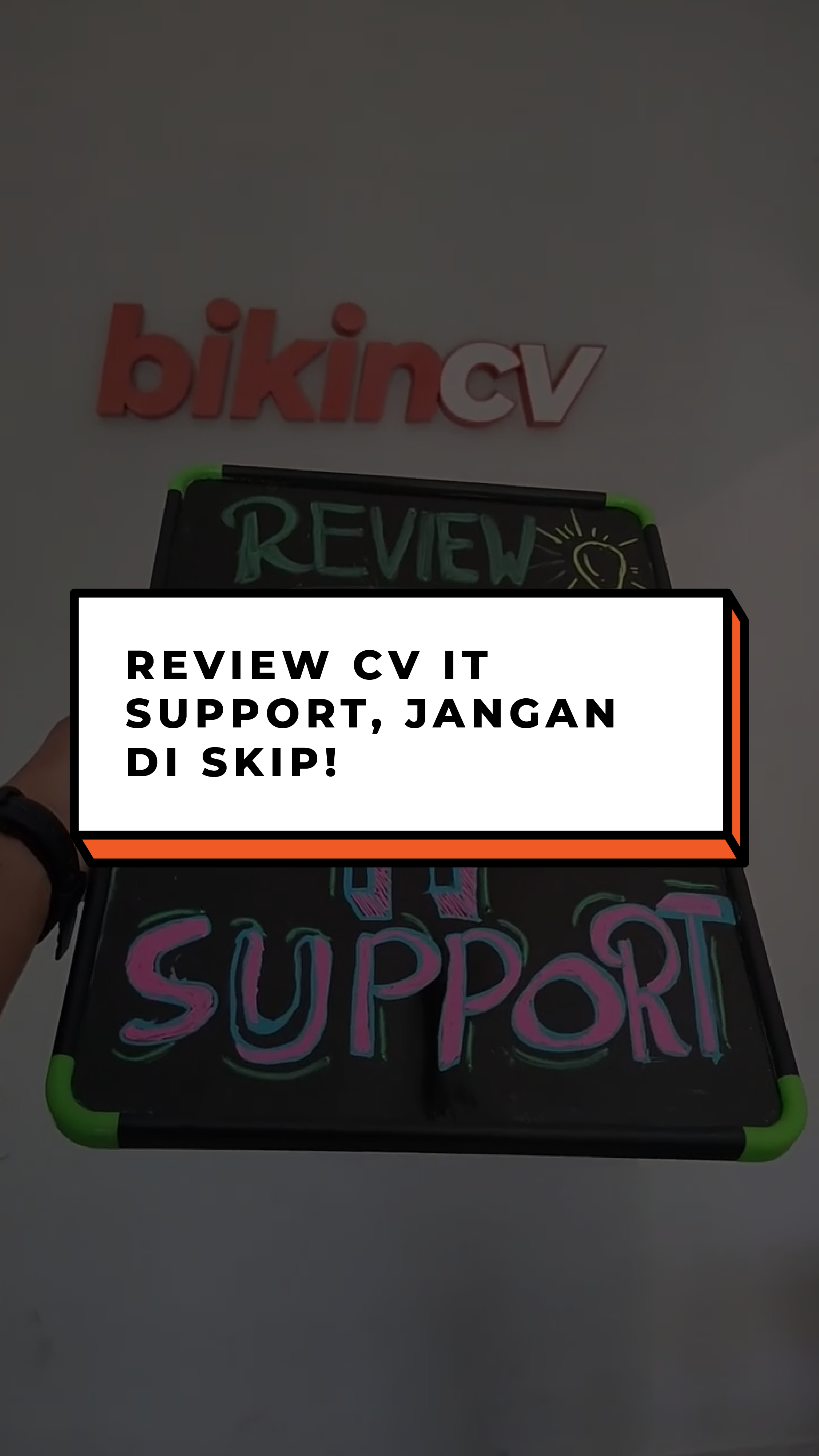 Jangan Skip! Review CV IT Support