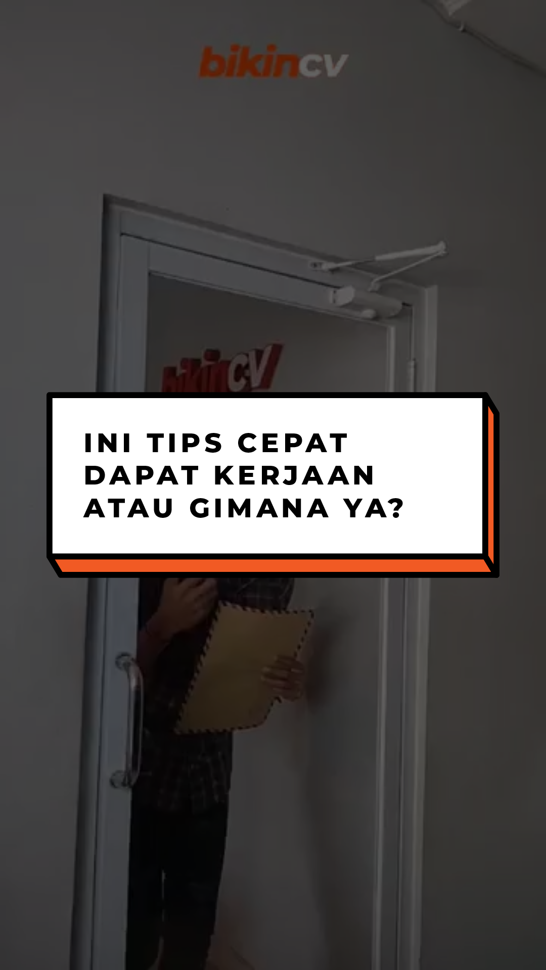 Tutorial Cepat Dapat Kerja?!