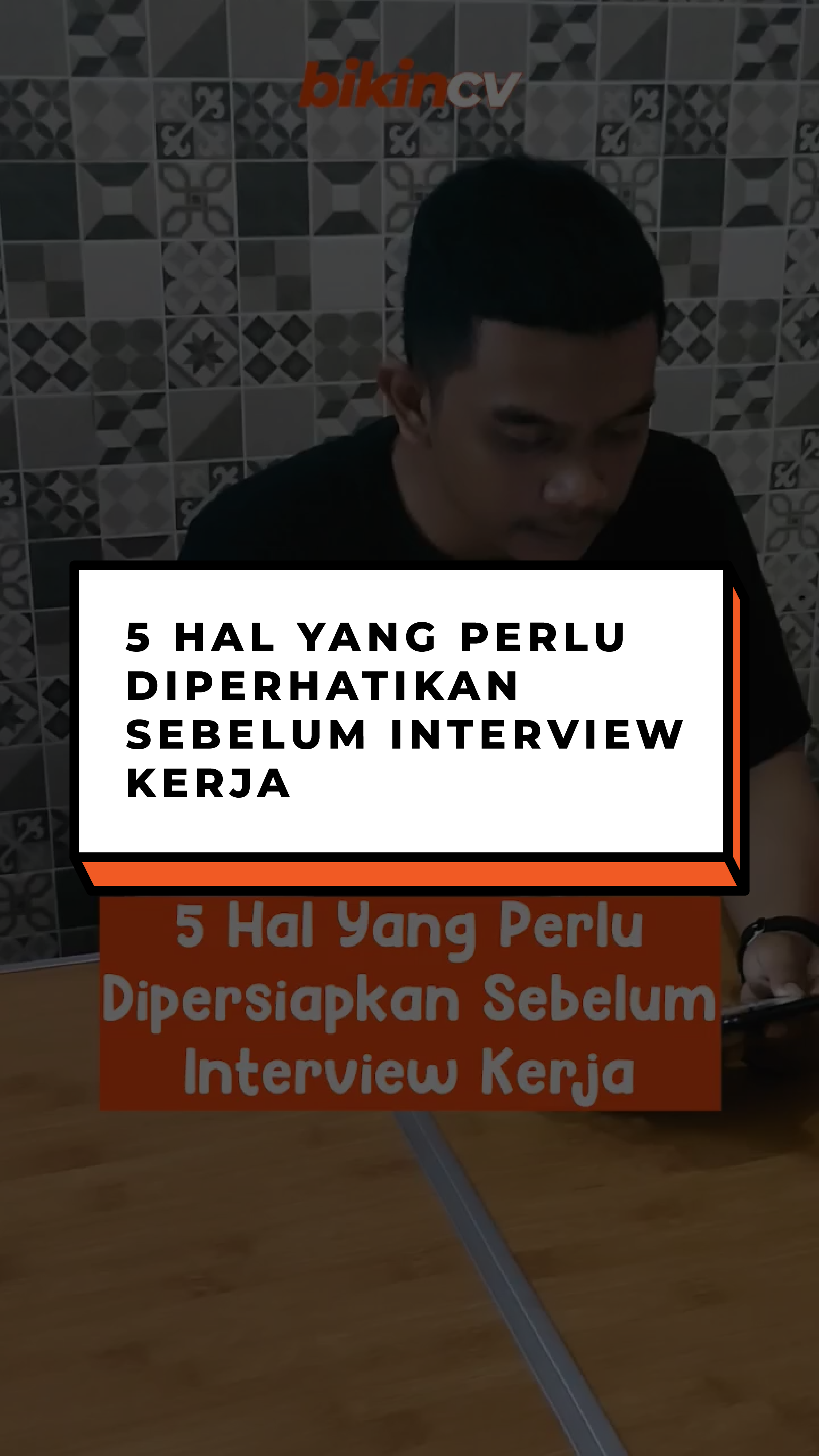 5 Hal Yang Harus Dipersiapkan Sebelum Interview Kerja