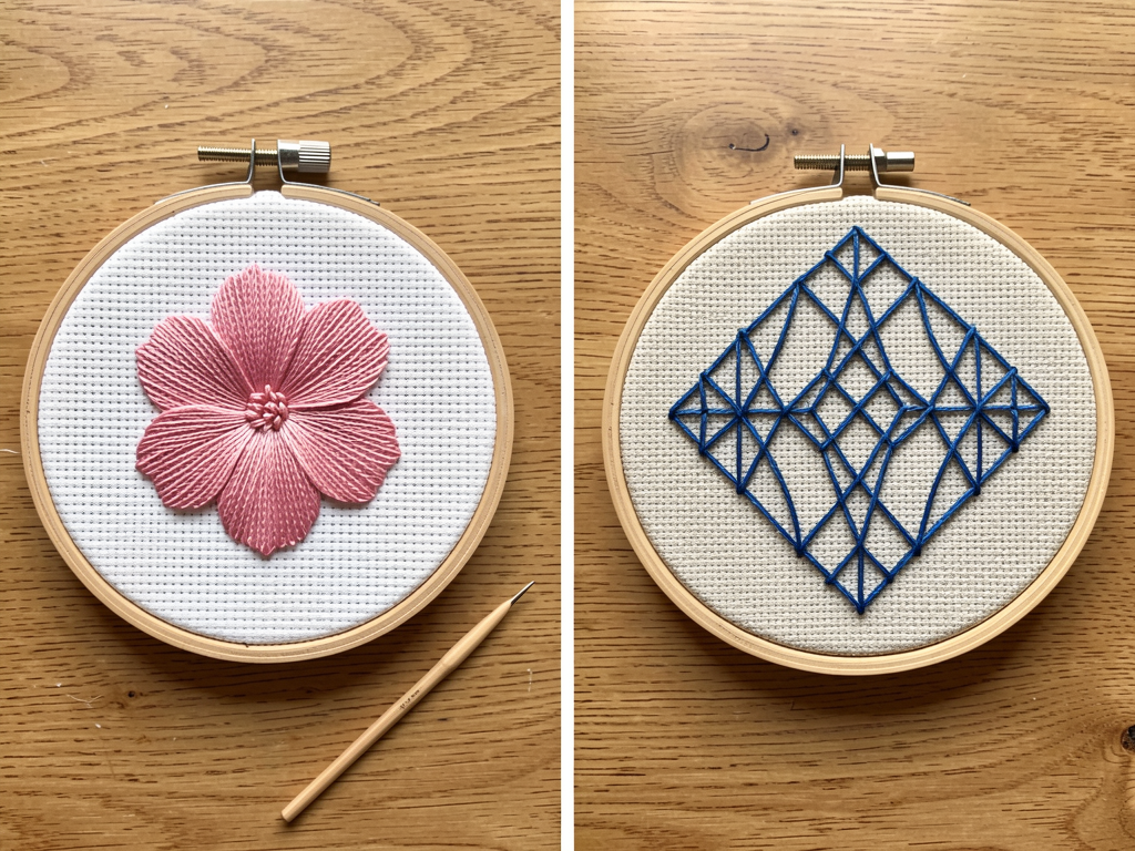Kreuzstich und Tapisserie-Stich: Was sind die Unterschiede?