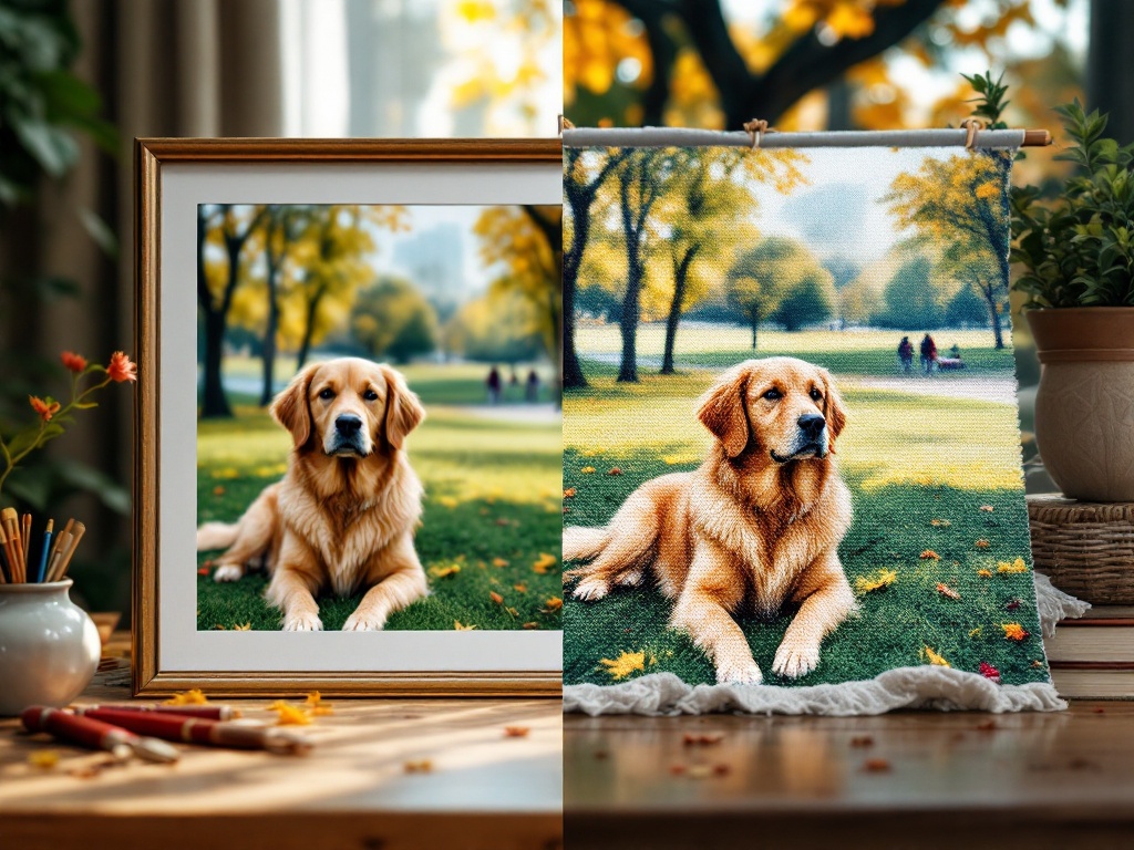 Individuelle Tapisserie: Verwandeln Sie Ihr Foto in ein Kunstwerk