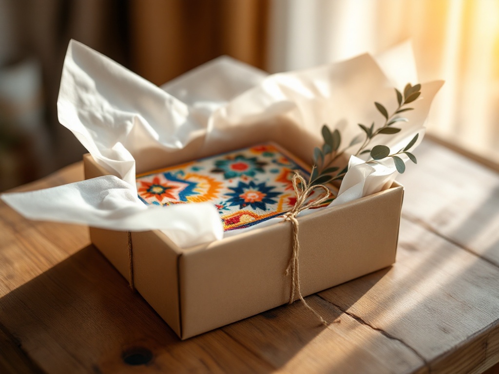 Individuelles Foto-Tapestry-Stickbild: Einzigartige handgemachte Geschenkideen