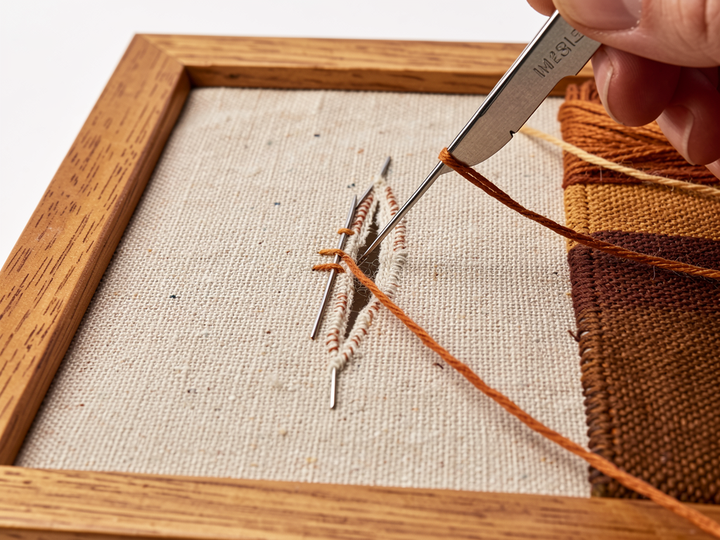 Eine beschädigte Tapisserie reparieren: Die richtigen Handgriffe, die man kennen sollte