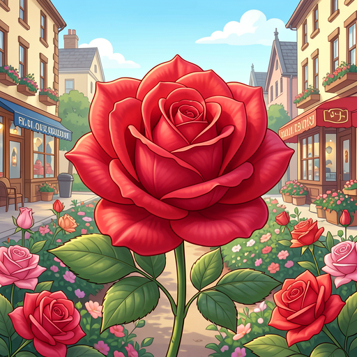 Fleur Rose Tapisseriemuster