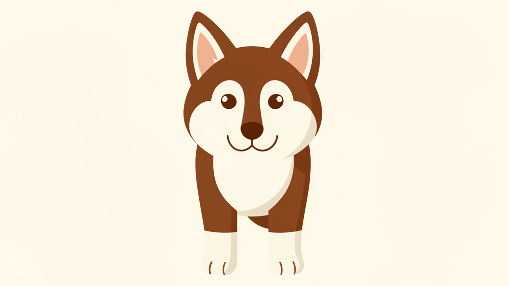 Kostenloses Gobelin-Muster: Husky