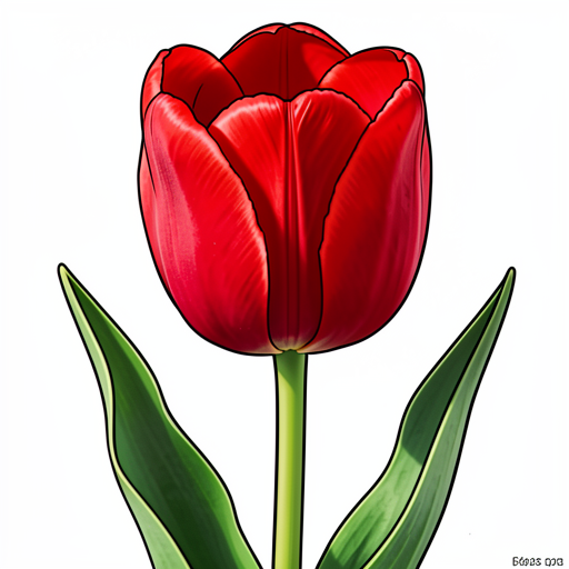 Bringen Sie den Frühling ins Haus mit unserem kostenlosen Muster für einen roten Tulpen-Wandteppich
