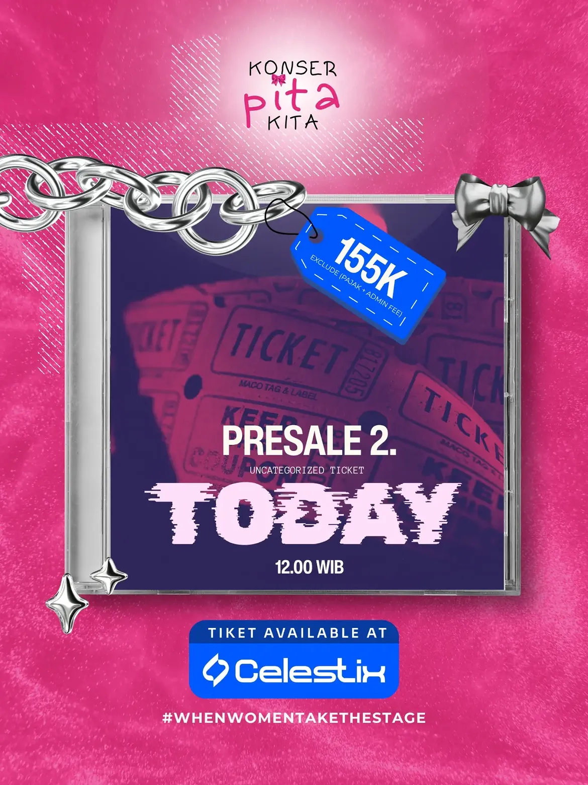 Tiket Presale 2 Konser Pita Kita 2026 Resmi Dibuka Hari Ini Pukul 12.00 Wib
