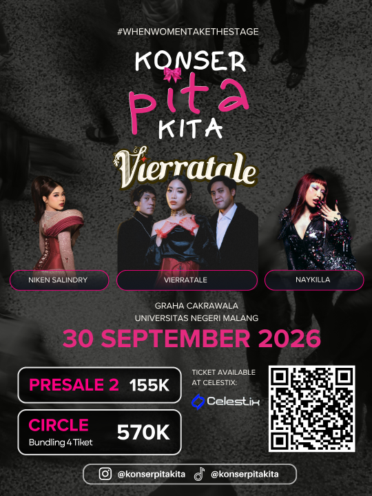 Paket Bundling 'circle' 4 Tiket Konser Pita Kita 2026