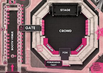 Our Map Venue Konser Pita Kita