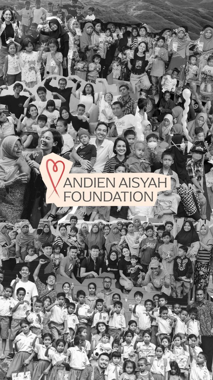 Andien Aisyah Foundation, Buat Dunia Lebih Ramah, Lebih Cerah, Dan Lebih Baik