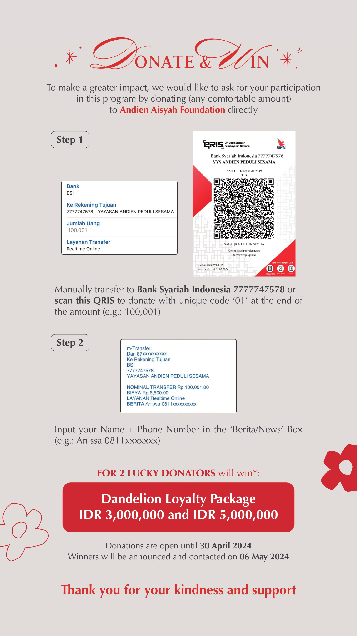 For Dandelion Bio Aaf 2