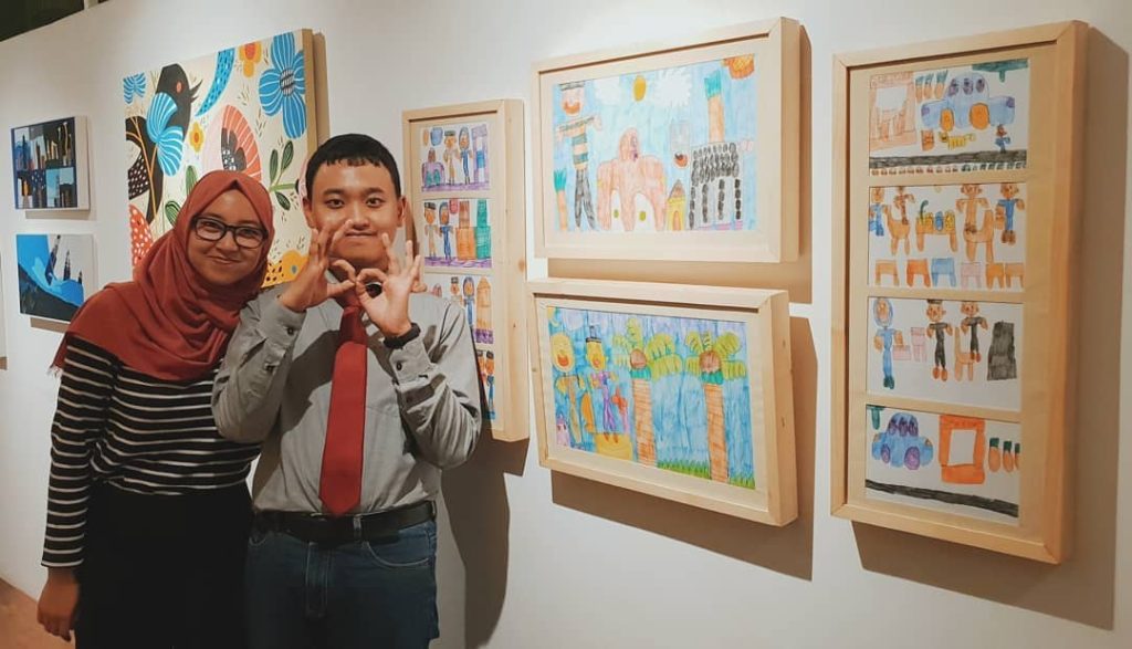 Pameran Warna Warna 2018, Andien Menggandeng art Therapy Center (atc) Widyatama (4)