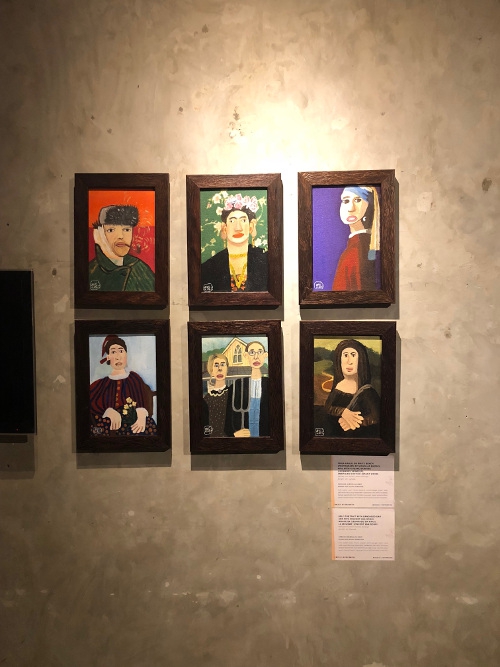 Salah Satu Karya Yang Di Kreasikan Murid Atc Widyatama Dari Sebuah Referensi Foto Lukisan