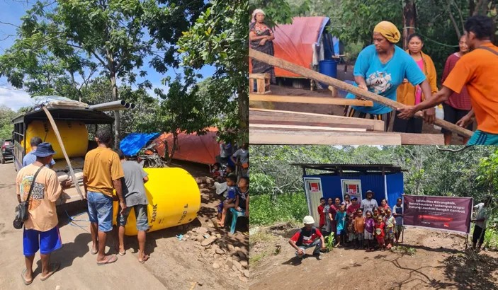 Pembangunan Mck Untuk Penyintas Erupsi Gunung Lewotobi