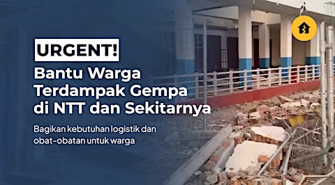 Darurat Gempa 7,7 M Guncang NTT, Andien Aisyah Foundation & Kitabisa Ajak Masyarakat Ulurkan Tangan