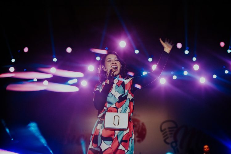 Andien Performance Di Indonesia Japan Music Festival