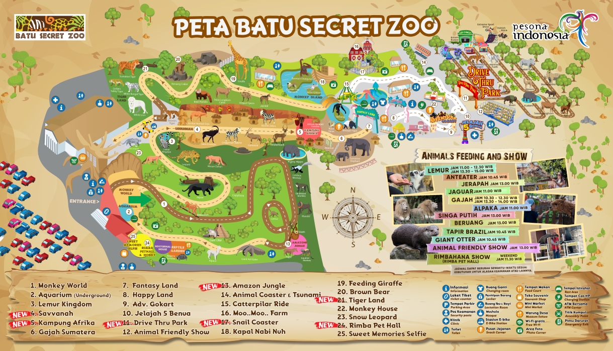 New Maps Batu Secret Zoo
