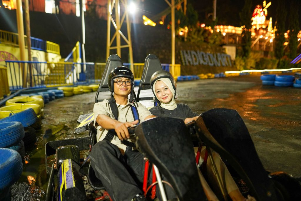 Gokart Salah Satu Wahana Unggulan Di Bns