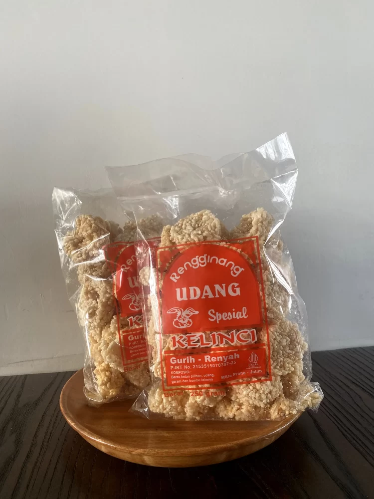 Rengginang Udang Spesial Kelinci | Pusat Oleh-oleh Batu