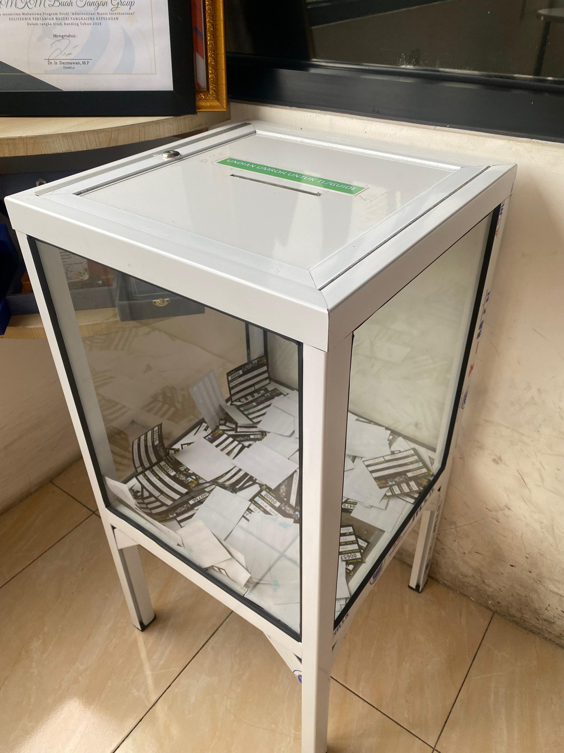 Kotak Undian Travel Point | Buah Tangan Oleh-oleh Batu