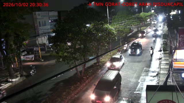 CCTV Taman Corat Coret Arah Disdukcapil