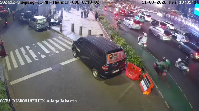 Simpang Jl. MH. Thamrin C08 (CCTV-02)