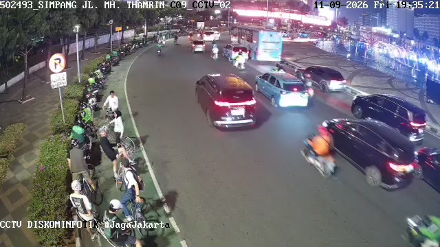 Simpang Jl. MH. Thamrin C09 (CCTV-02)