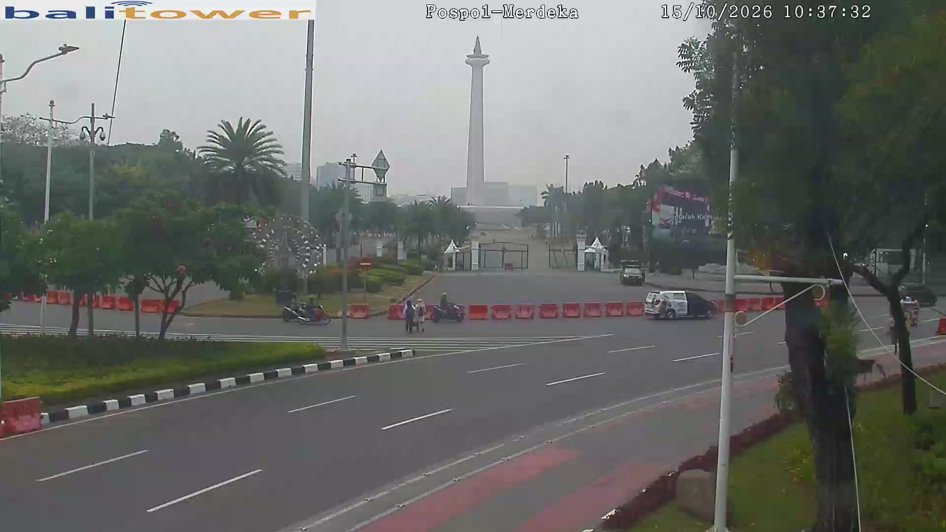 Pospol Merdeka Utara - Jalan Merdeka Utara (Tenda Putih Pos Polisi)