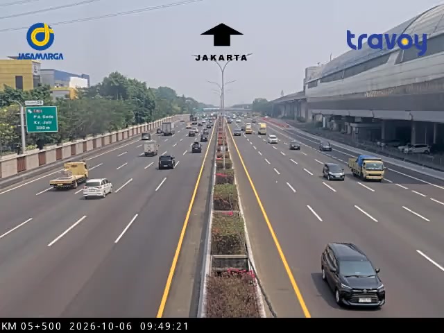 Tol Jagorawi KM 05+500 (Jalur B)