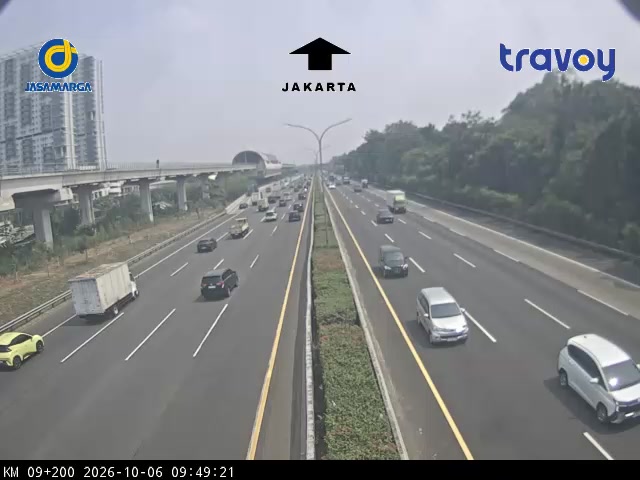 Tol Jagorawi KM 09+200 (Jalur B)