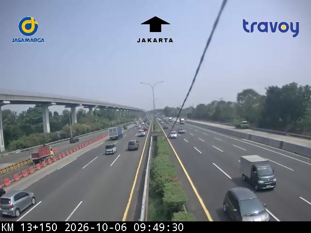 Tol Jagorawi KM 13+150 (Jalur B)